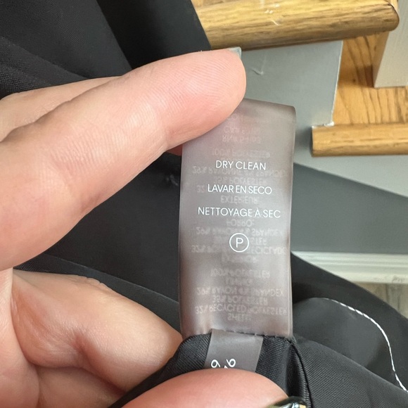 Calvin Klein Women Black Notch Collar 2 Button Stretch Black Suit Jacket, Sz. 14 - Picture 7 of 7